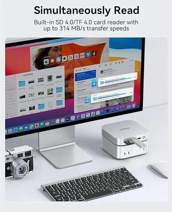 ORICO 10Gbps MiniLink M49P Compatible avec Mac Mini M4